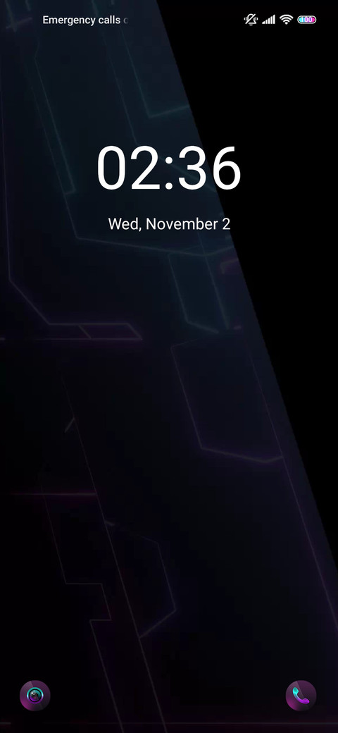 Aurora neon mirror screenshot