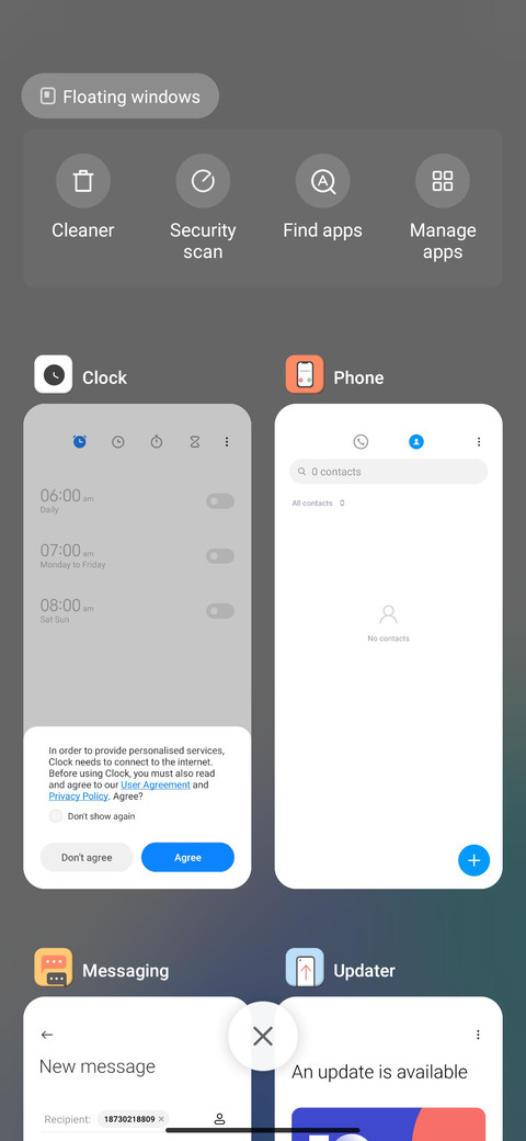 Light white screenshot