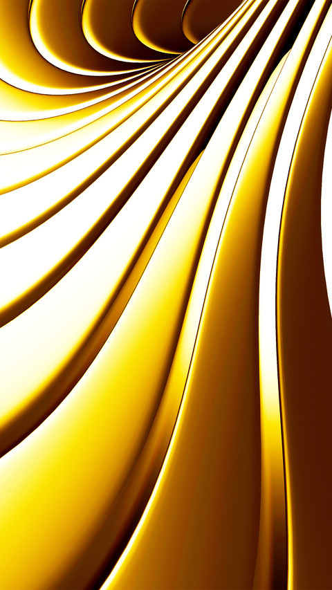 Golden abstract striped spiral screenshot