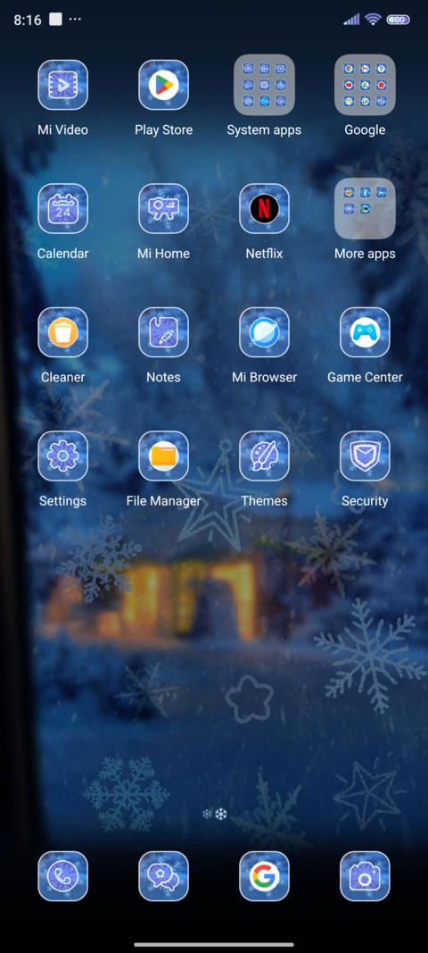 Winter Snowflakes screenshot