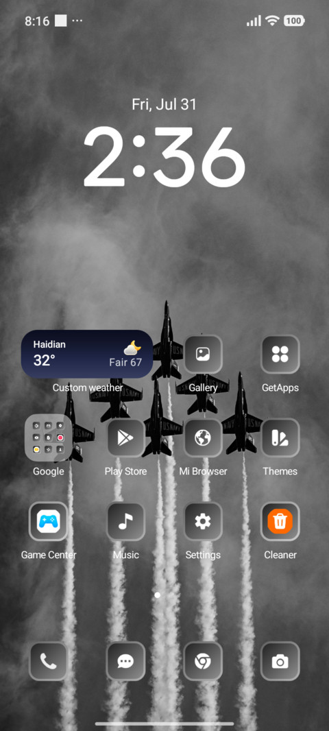 Aircraft screenshot