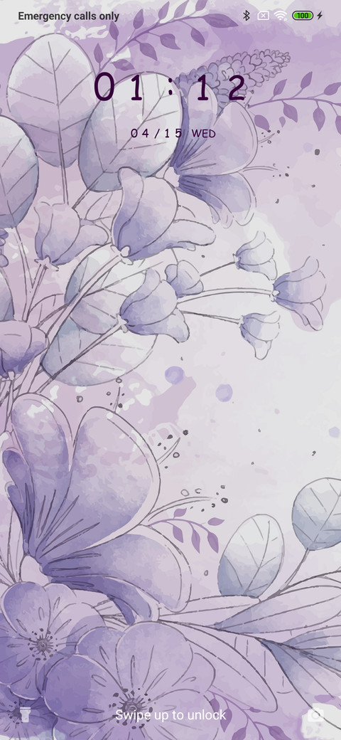 PurpleFloral_3MDP screenshot