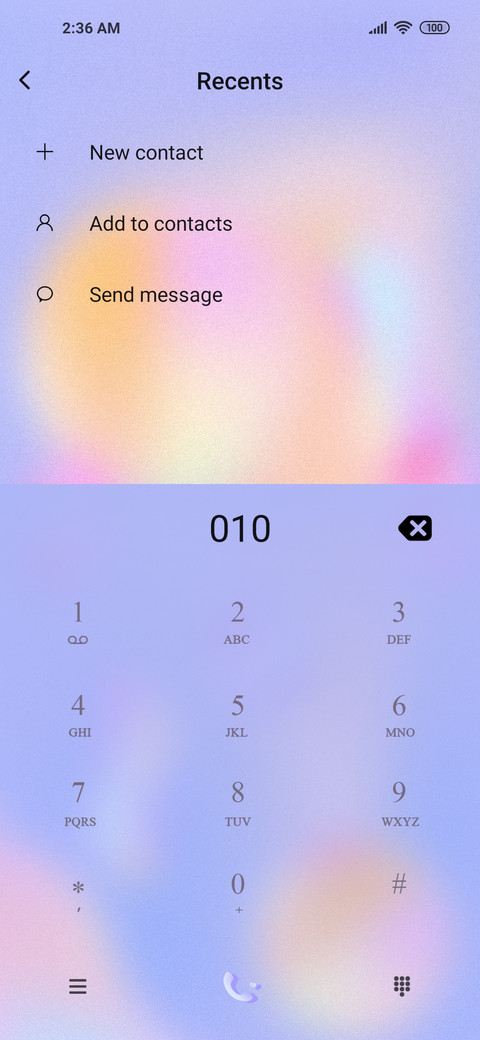 Glass frosted screenshot