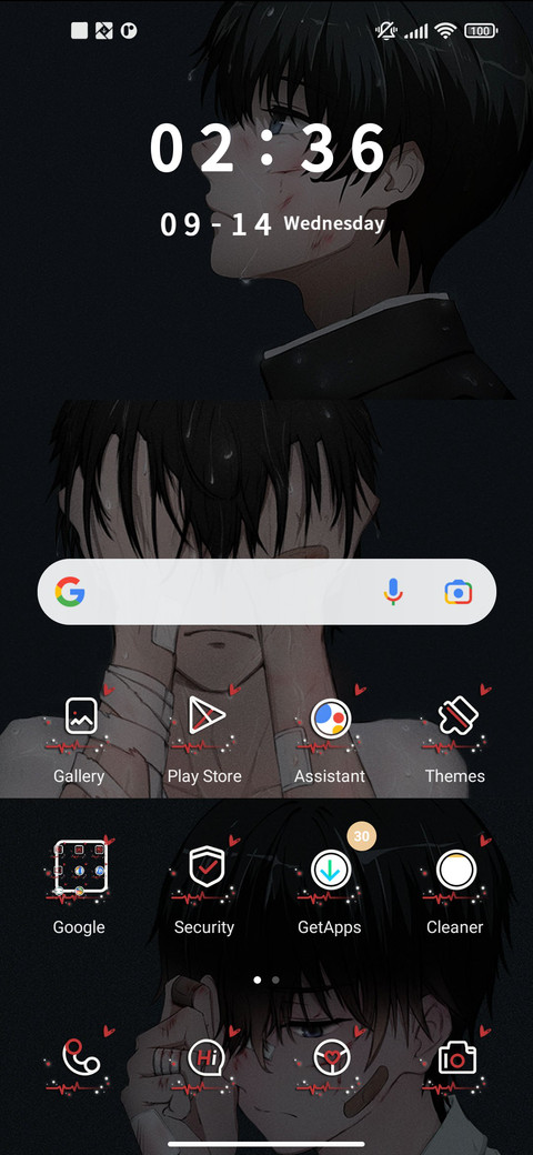 Hide the sad screenshot
