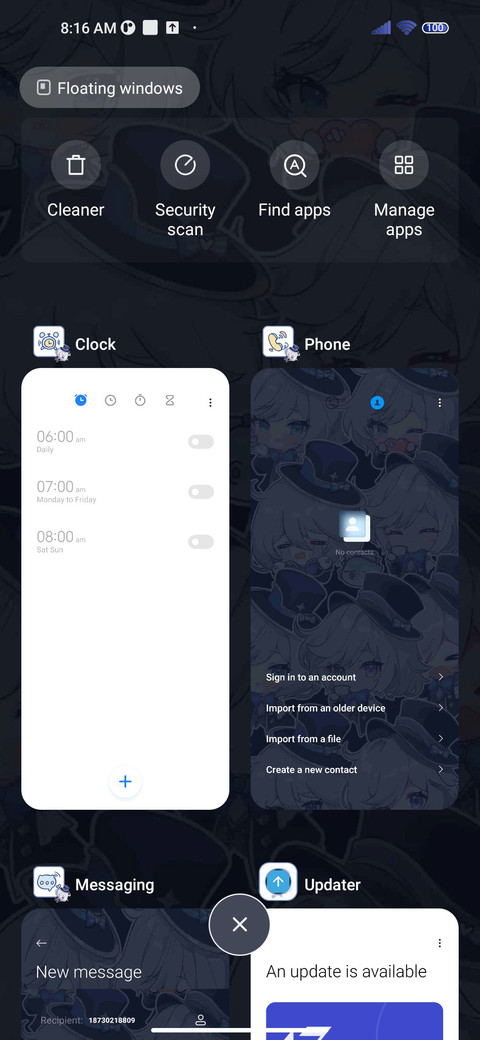 Flovado mode screenshot