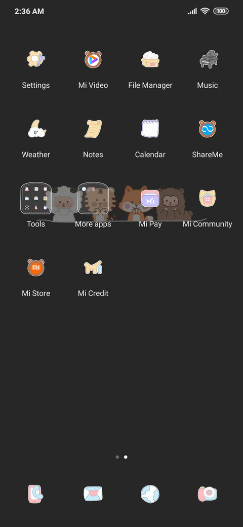 Cute pet widget screenshot