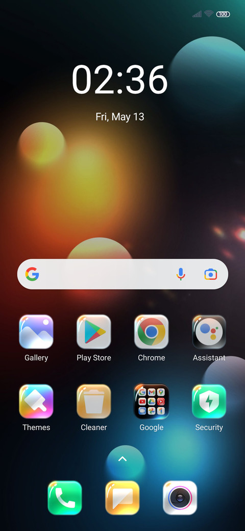 Rainbow halo screenshot