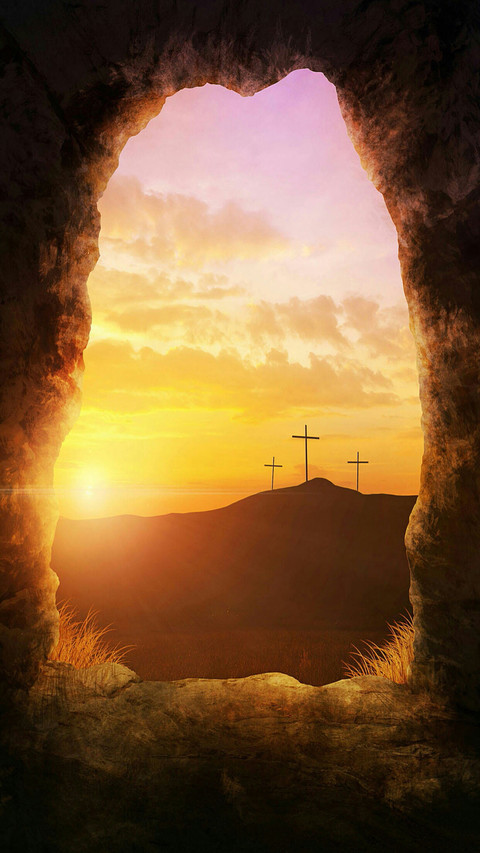 Cave cloud cross sun view screenshot