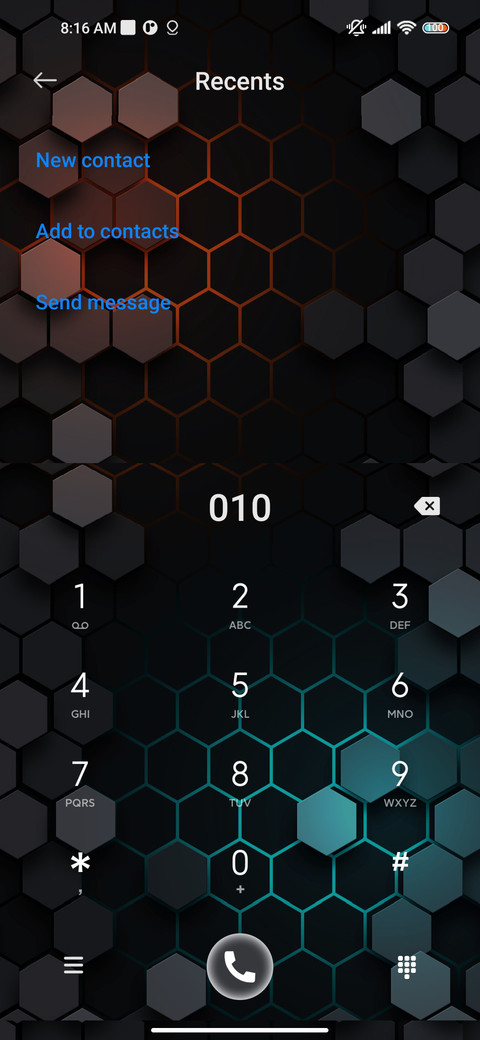 Honeycomb space screenshot
