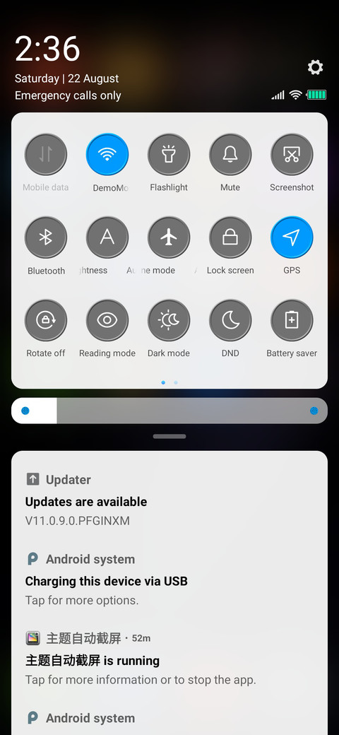 Border screenshot