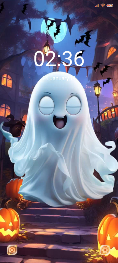 Halloween ghost screenshot