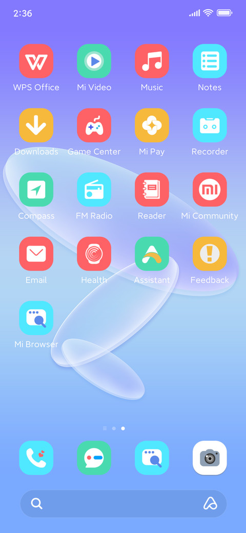 Blue Frost Glass screenshot