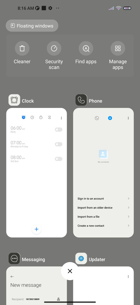 Reduced mimicry screenshot