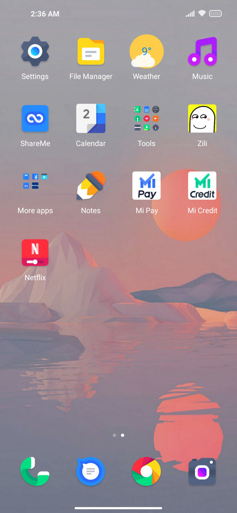 Minimal screenshot