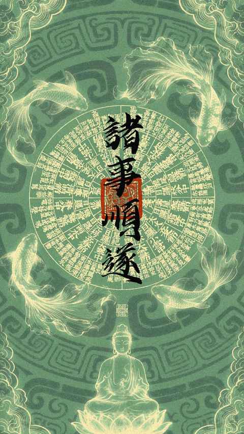 福气高能量壁纸-锐景创意 screenshot