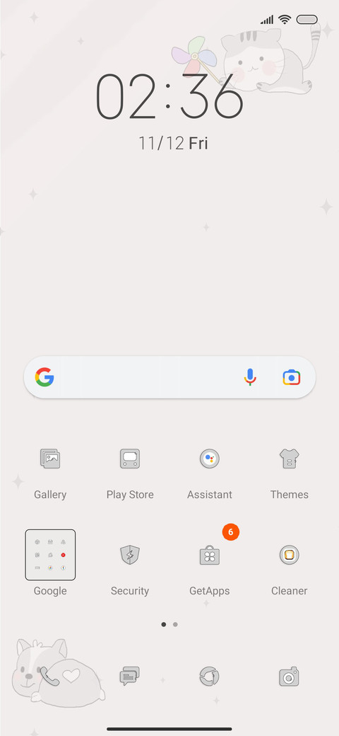 Cute cat screenshot