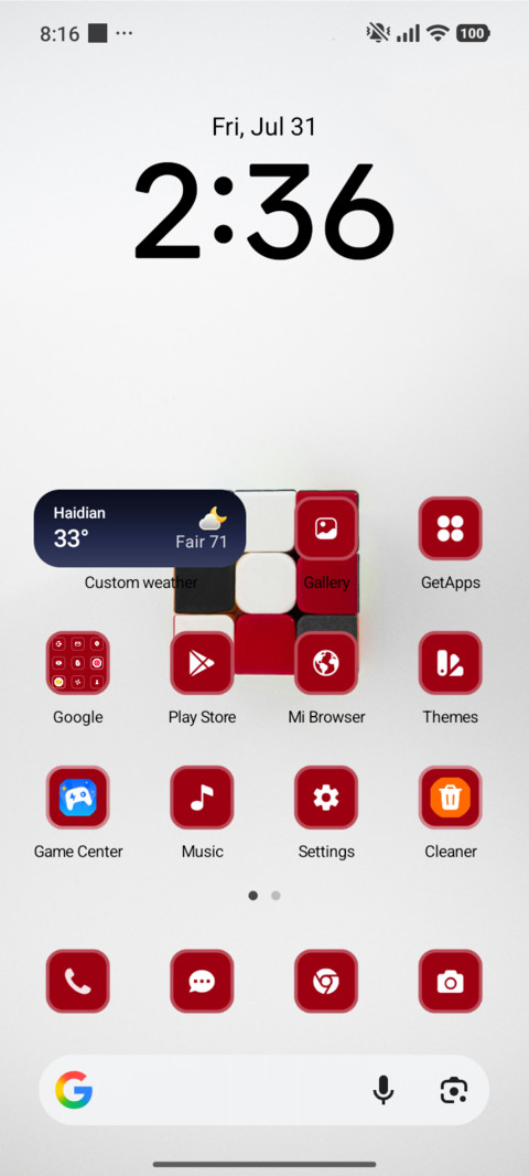 Minimal Rubik screenshot