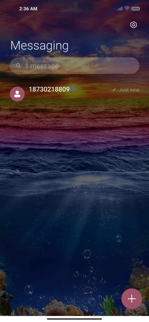 Rainbow ocean screenshot
