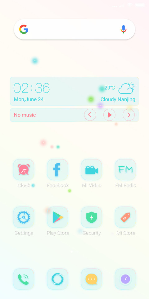 Pure color screenshot