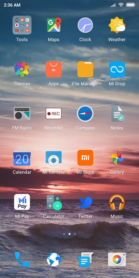 Android L screenshot