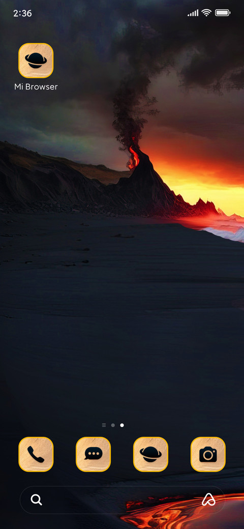 volcano sea screenshot