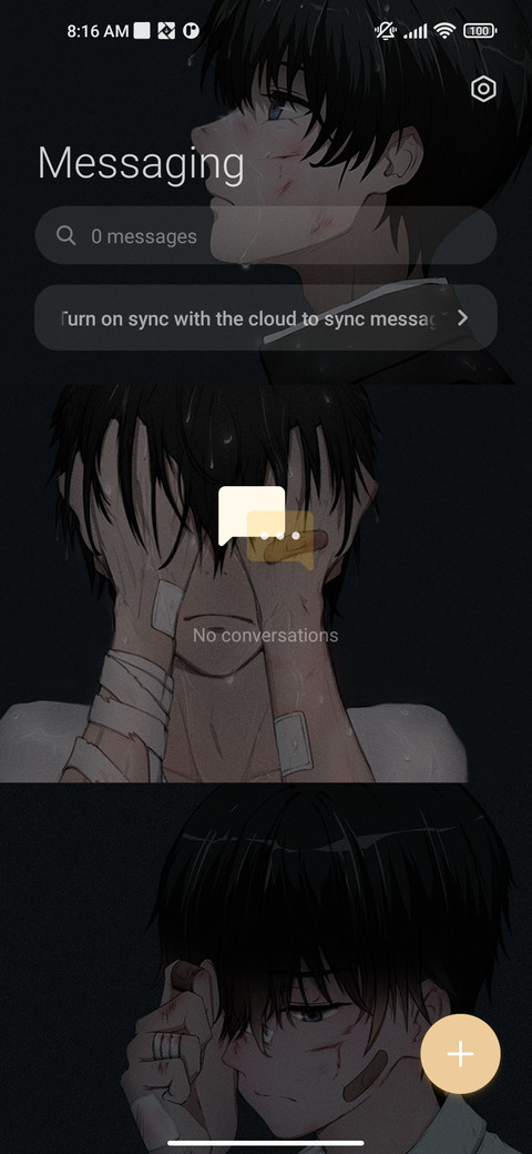 Hide the sad screenshot