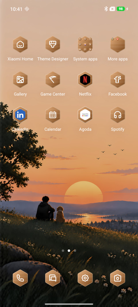 Dog & Sunset screenshot