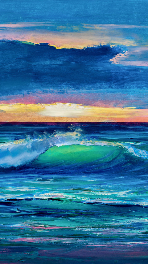 Rough Waves illustration screenshot