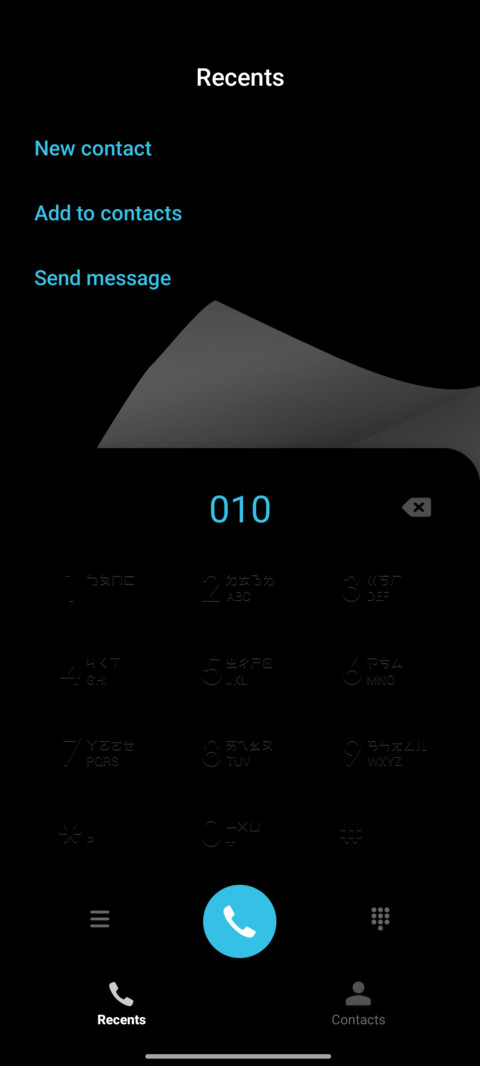 Fold Monochrome screenshot