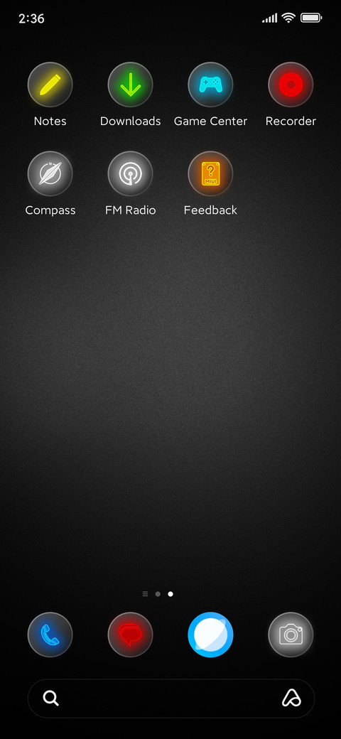 neon dark screenshot