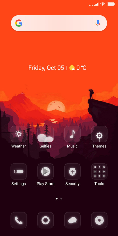 Dark Orange screenshot