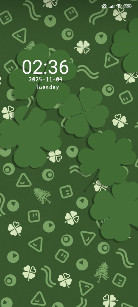 Lucky green clover screenshot