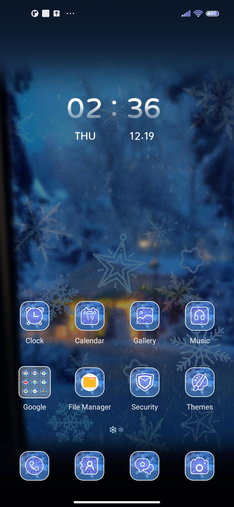 Winter Snowflakes screenshot