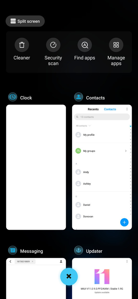 Blue Aliens screenshot