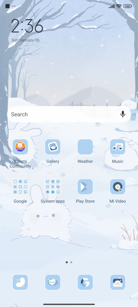 Winter rabbit screenshot