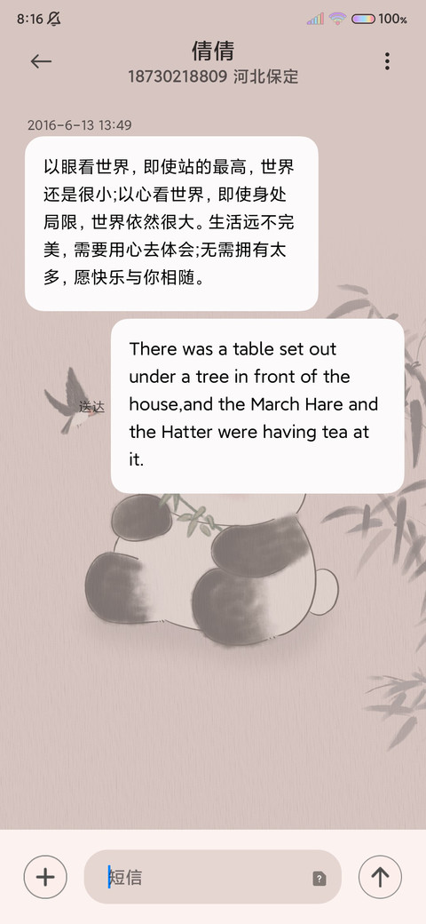 十二时辰 水墨熊猫 screenshot