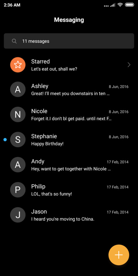 Stock  Black Mode  screenshot