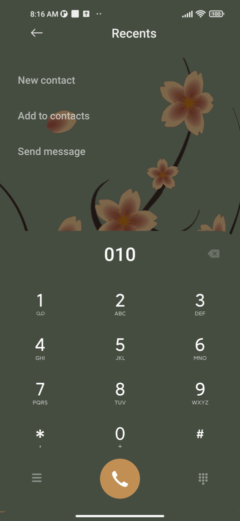 Cherry blossoms screenshot
