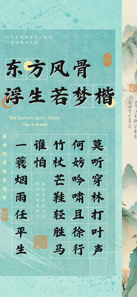 东方风骨浮生若梦楷 screenshot