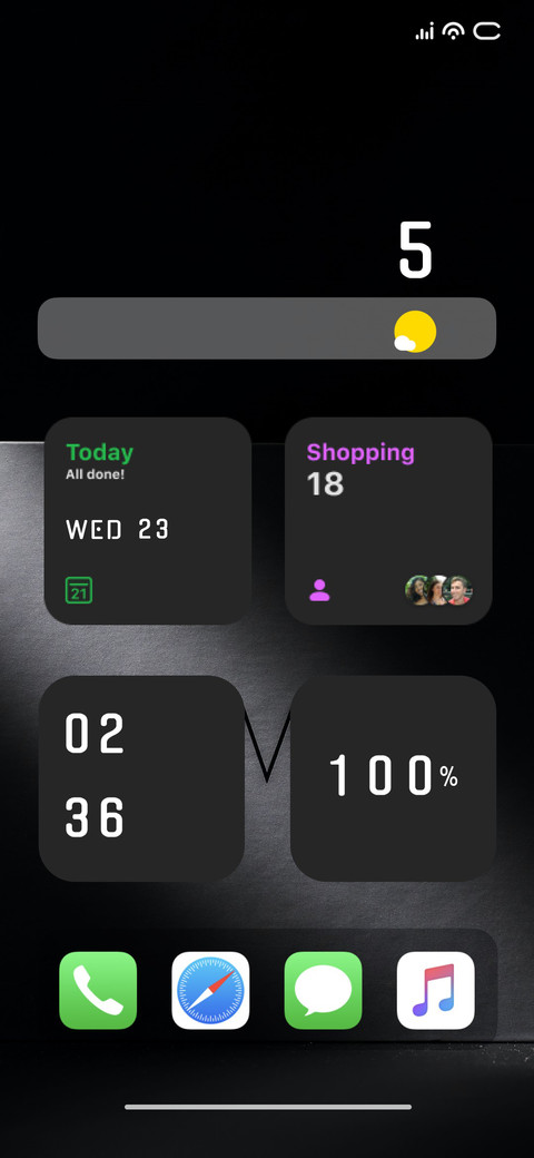 IosDark screenshot