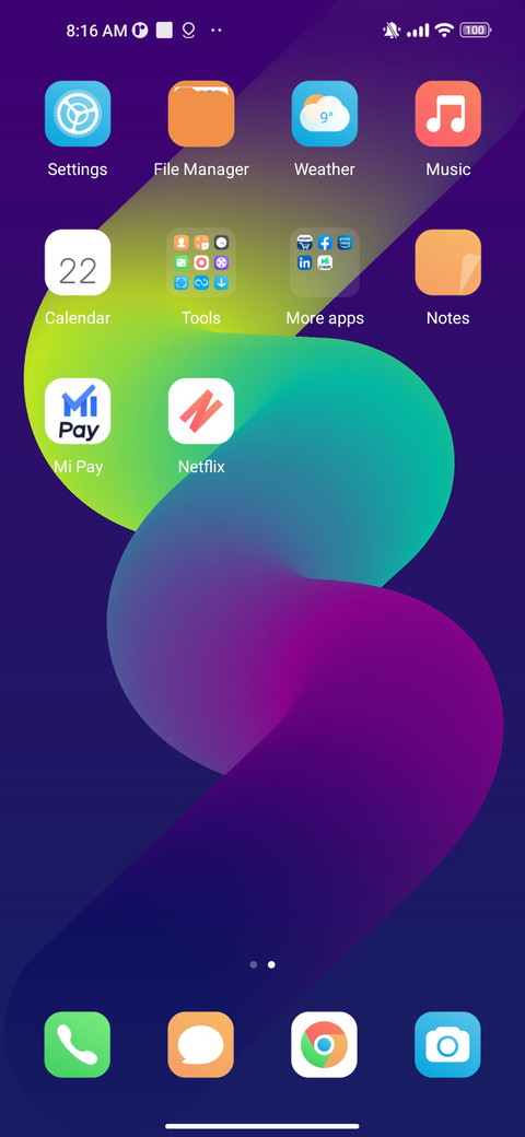 Fire Blue Theme screenshot