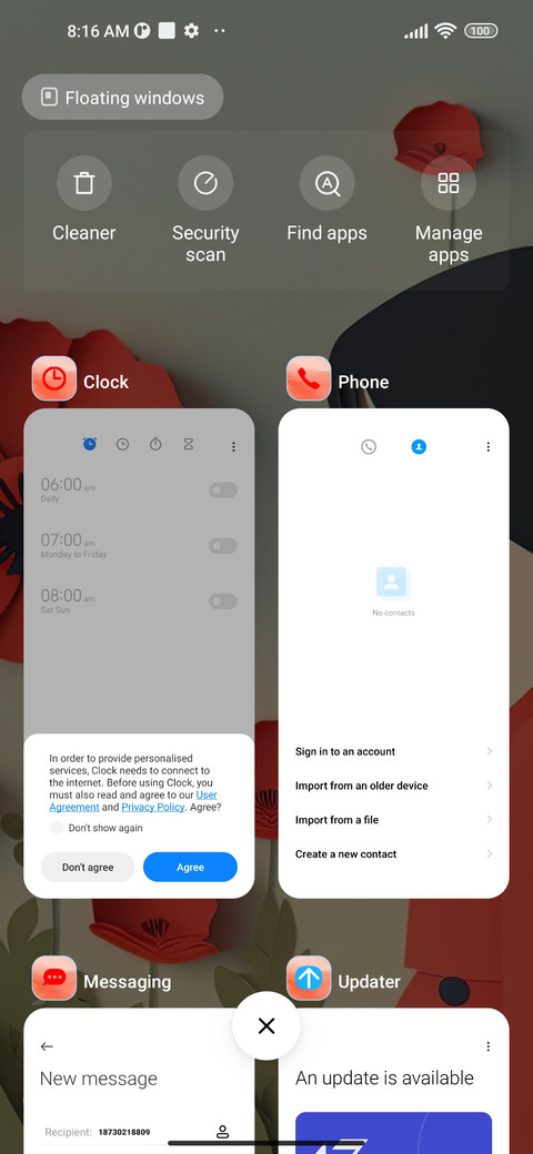 minimal poppies screenshot