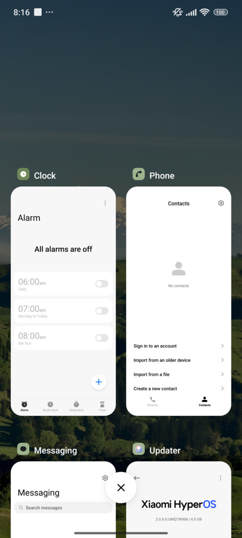 Green screenshot