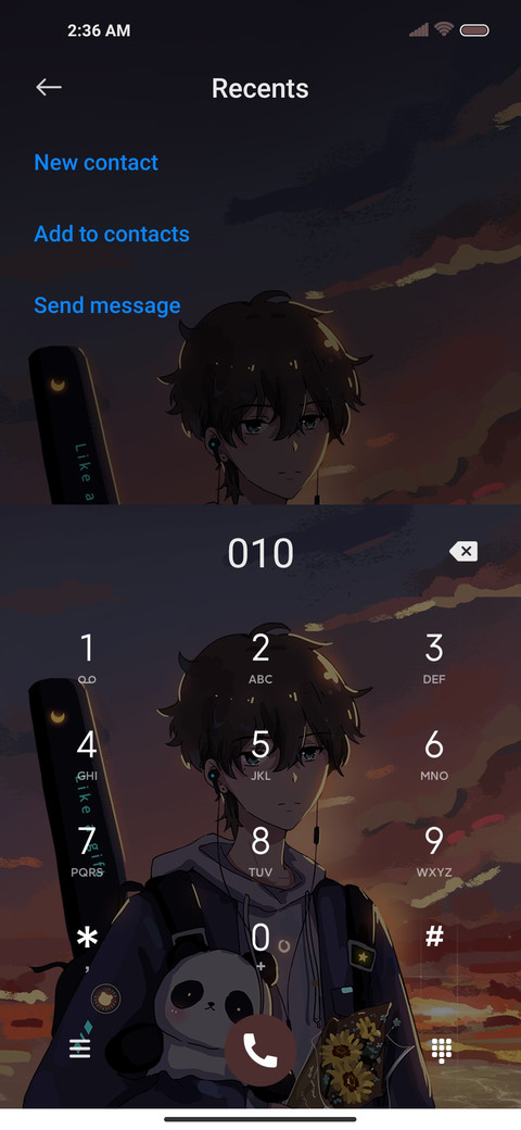 setting sun screenshot