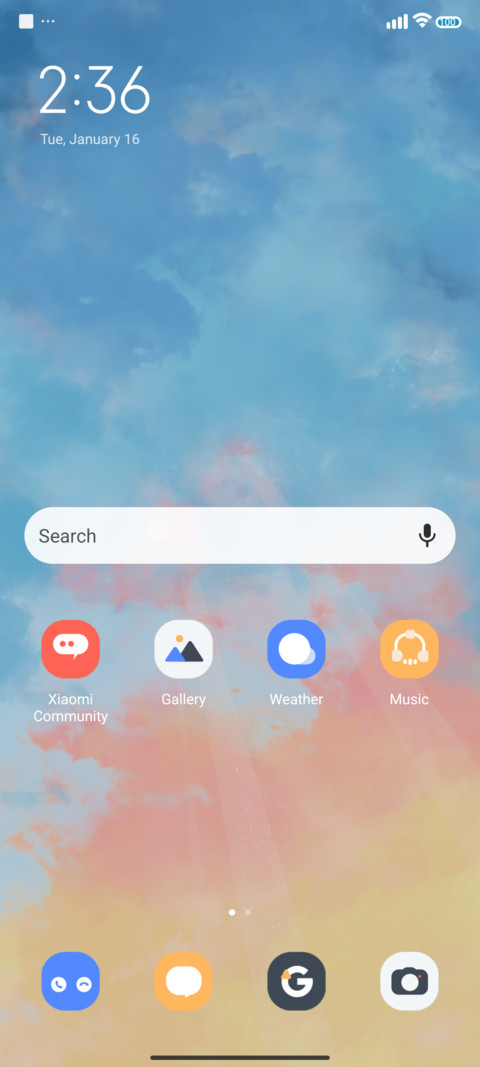 Widget screenshot