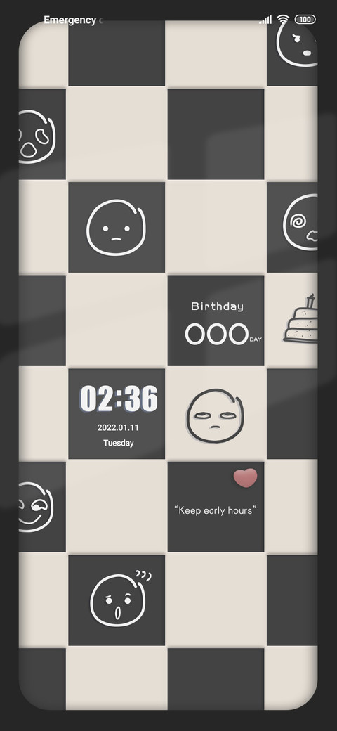 Simple chessboard screenshot