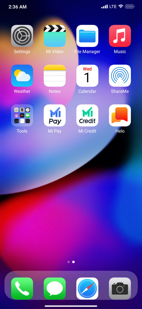 iOS15 Beta screenshot