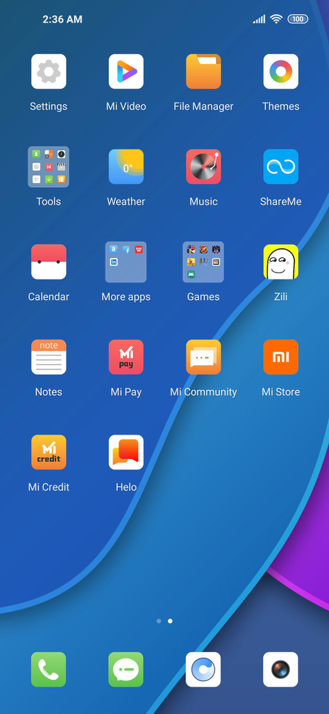 Fog blue screenshot