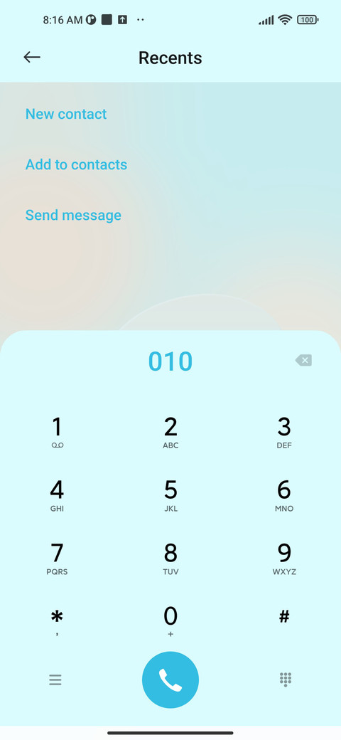 Geometric circle screenshot