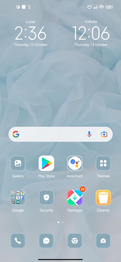 Blue Pastel screenshot